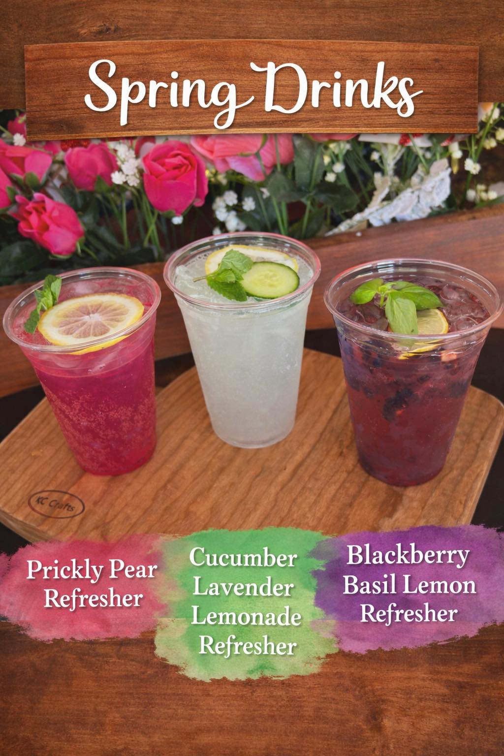 Cured and Crafted Spring drinks